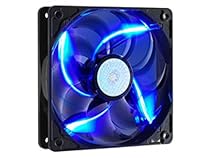 Cooler Master SickleFlow 120 - Sleeve Bearing 120mm Blue LED Silent Fan for Computer Cases, CPU Coolers, and Radiators