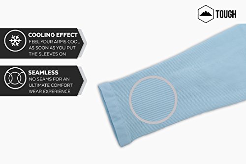 UV-Protection-Cooling-Arm-Sleeves-UPF-50-Long-Sun-Sleeves-for-Men-Women-Perfect-for-Cycling-Driving-Running-Basketball-Football-Outdoor-Activities-Performance-Stretch-Moisture-Wicking