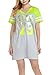 SWISSWELL Sleep Dress for Women Sleeping Shirt Nightshirt Yellow X-Small