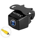 NATIKA Backup Camera with Waterproof HD Night Vision Rear View Camera and 170 Degree Super Wide Angle Reverse Camera for Cars Jeep SUV RV Van MPV Trucks Micro Bus etc