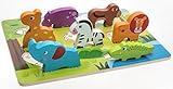 Wooden Puzzle - Animal Chunky Puzzle for Toddlers 1 Year Old & 2 Year Old Up To Preschool