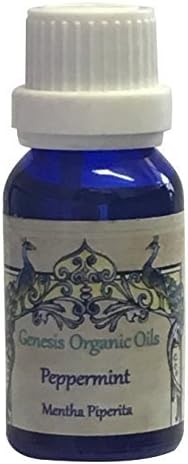 Genesis Organic Oils USDA Certified Pure Essential Organic Oil Aromatherapy, Peppermint/Mentha Piperita, 1.0 Fluid Ounce - by Genesis Organic Oils
