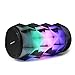 AXESS SPBL1049 Crystal Vibe LED Bluetooth Wireless Speaker with USB and Aux Line-in Support