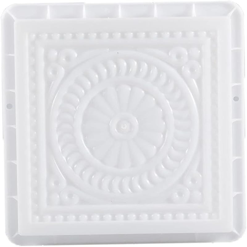 XJKLBYQ Path Mold Maple Leaf Concrete Stepping Stone Square Paving Walkway Brick