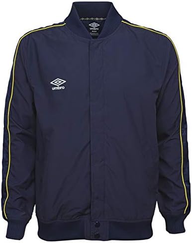 Umbro Men's Full Zip Retro Wind Jacket, Teal/Navy XS at Amazon