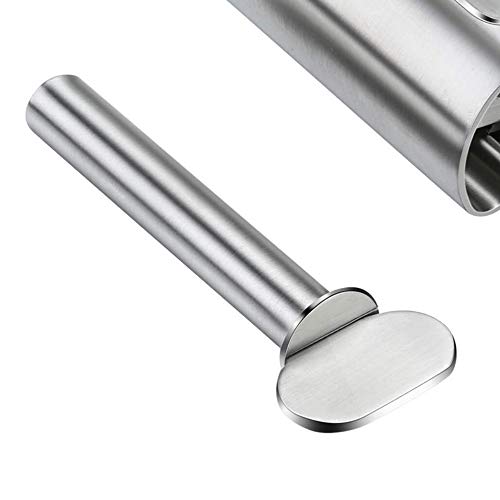 CoscosX Toothpaste Squeezer, [3 Pack] Metal Rolling Tube Squeezer,Silver Toothpaste Seat Holder Stand Rotate Toothpaste Dispenser for Bathroom,Salon - Thumbnail 2