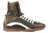 Dsquared2 Dsquared men's shoes high top leather trainers sneakers green US size 8.5 W13 SN405 V081 M058