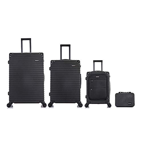 DUKAP TOUR Hardside Luggage Set with Spinner Wheel Spacious Traveling
