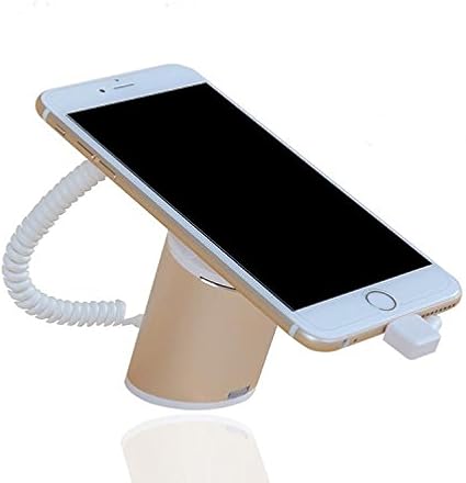 Amazon Ecvision 売場でタブレット スマホ用盗難防止装置 離れるとアラーム防犯器 Iphone用インターフェース ゴールデン Ecvision スタンド 通販