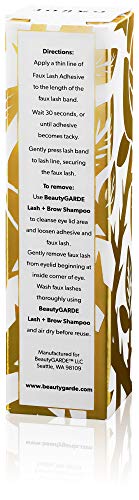Eyelash Glue For False Lashes - Clear Drying & Latex-Free