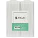 Nutri-Lock Vacuum Sealer Bags. 2-Pack 8"x50' Commercial Grade Food Saver Bags Rolls. Nutri-lock Bags Work with Foodsaver. Perfect for Sous Vide.