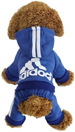 LifeWheel 4 Legs Cotton Pet Cat Dog Hoodies Clothes for Small Dogs Shirts Sweaters Coat Puppy Warm Jacket Pullover Outfits