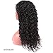 Suerkeep Deep Wave Lace Front Wigs 150% Density Glueless Brazilian Virgin Human Hair Lace Frontal Wig With Baby Hair (14, Natural Color)