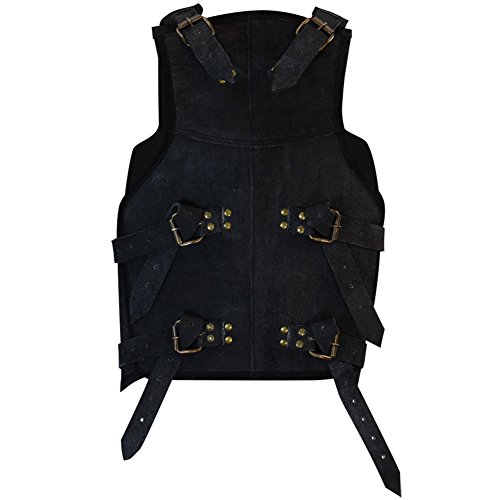 Viking Leather Armour, black - Image 4