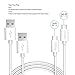 Maxcury® [5-Pack] Premium Micro USB Cables in Assorted Lengths (3.3ft/1m & 1ft/0.3m) High Speed USB 2.0 Sync and Charge Cables for Samsung, Nexus, LG, Motorola, Android Smartphones and More (white)