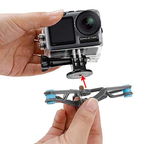 Hooshion Camera Bike Mount Bicycle Handlebar Fixing Bracket Shock Absorber Vibration Suppressor Set for Gopro Hero Action Camera DJI Osmo Pocket - Thumbnail 4