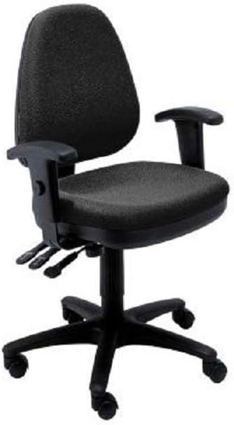 Eurotech Seating DAN100-EBONY OFFICE CHAIR, BLACK