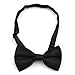 TopTie Mens Formal Tuxedo Solid Color Satin Bow Tie Classic Pre-Tied Bow Tie