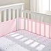 BreathableBaby - Classic Mesh Crib Liner - Light Pink