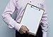 Acrimet Clipboard Letter Size A4 (13” x 9 1/16”) Low Profile Clip (Hardboard) (6 Pack)