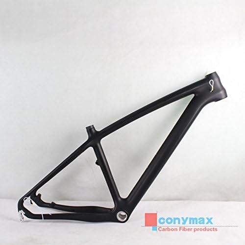 Bike Accessories Conymax Carbon Fiber Bicycle Frame 26er Mountain Bike Frameset Black CMX-MTB502 (matte, 16")