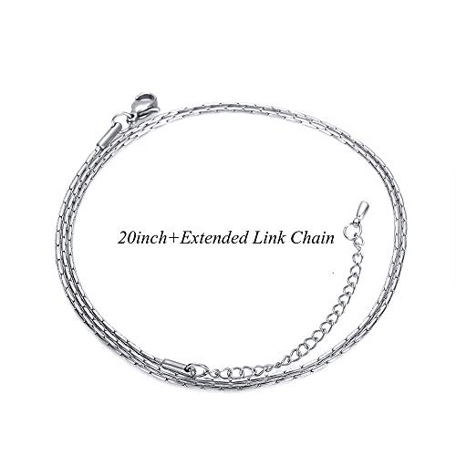 constanlife Cremation Jewelry for Ashes Stainless Steel Fish Shape