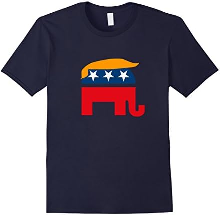 Men's GOP Donald trump Republican Elephant Shirt XL Navy