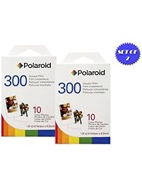 2 Pack Of Polaroid PIF-300 Instant Film for 300 Series Cameras + DBRoth Micro Fiber Cloth