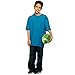 Atomic Athletics 6 Pack of Neon Rubber Playground Footballs – Youth Size 7, 10.5