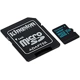 Kingston Canvas Go! 32GB microSDHC Class 10 microSD Memory Card UHS-I 90MB/s R Flash Memory Card with Adapter (SDCG2/32GB)