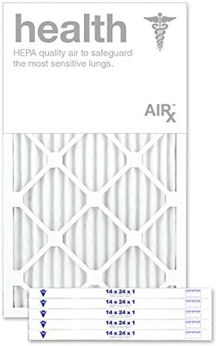 14" X 24" X 1" MERV 13 Pleated Furnace Filter, 6-Pack