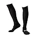Sneeyid Adult Men Football Socks Long Stockings Towel Bottom Sox Soccer Long Sock (Black)