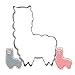 Myhouse Cute Alpaca DIY Cake Decorating Mold Cookie Cutters Biscuit Baking Tools