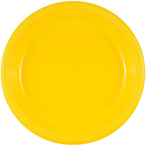 JAM Paper Round Plastic Party Plates - Small - 7