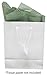 Novel Box White Gift Bags with Handles 10 Pack 8x4x10 Inches Large Paper Bulk Gift Bags for Business, Shopping, Birthday, Party Favor - Euro Tote Paper Bag for Groceries & Personal Use