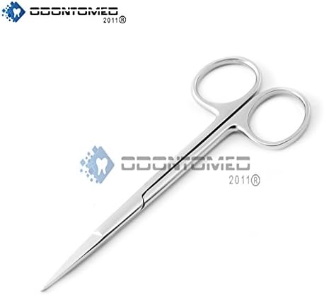 OdontoMed2011 Iris Scissors 3.5" Straight Stainless Steel