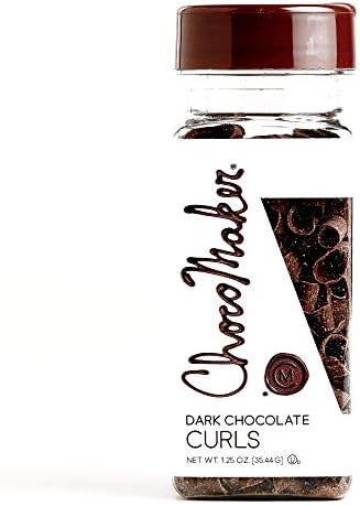 ChocoMaker Dark Chocolate Curls 1.25 oz each (1 Item Per Order)