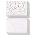 Laser Cut Blank Invitations with Envelopes 5 x 7.25 Inches (Set of 24)