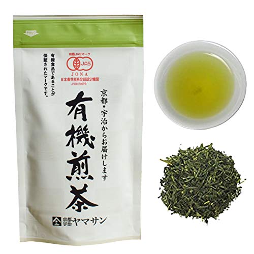 Green Tea leaves Sencha, JAS Certified Organic,Japanese Uji-Kyoto, 80g Bag 【CHAGANJU】