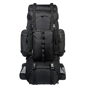 Amazon Basics Internal Frame Hiking Backpack with Rainfly