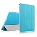 iPad Air 2 Case, iXCC ® New Enhanced Tri-fold Stand Smart Case Cover with [Soft TPU Back] and Built-in Magnet for Auto Sleep/Wake Function - Blue