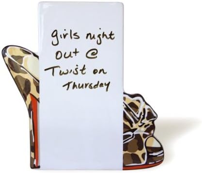 Place Tile Stiletto Shoe Shaped Erasable Ceramic Message Board