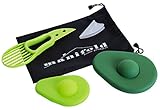 Avocado Slicer and Saver by Manifold Home Products - Cutter and Pitter - Lightweight and Easy to Use - Perfect for fruits and vegetables - Free Bonus Includes Portable Carry Bag