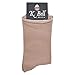 K. Bell Women's 1 Pack Relaxed Top Crew Socks, Khaki, Shoe Size: 4-10