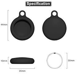 oakxco for Airtag Keychain Silicone, Airtag Holder