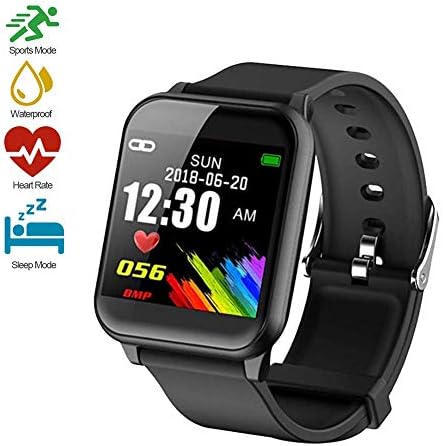 Fitness Tracker, Waterproof Big Color Screen Activity Tracker with Heart Rate Monitor Watch, Fitness Watch with 8 Sports Modes Calorie Counter Pedometer Sleep Blood Pressure Monitor for Kids Women Men