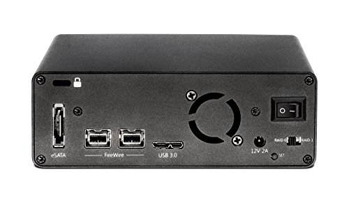 Glyph Studio RAID Mini SRM4000B 4TB External Hard Drive RAID 0 or 1 (USB 3, FW800, eSATA)
