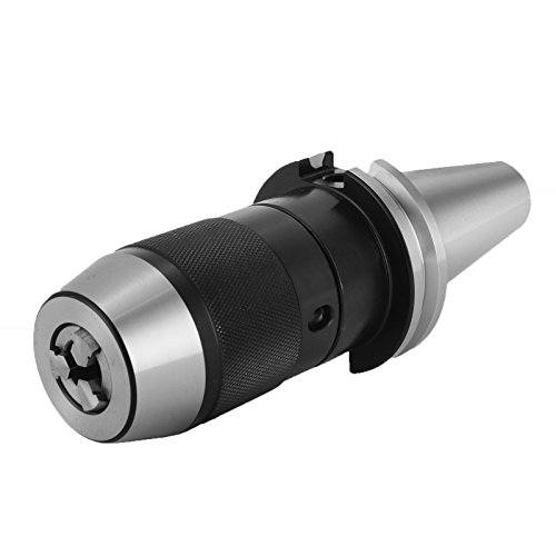 OrangeA Integrated CAT40 Collet Chuck Keyless Drill Chuck 1/2" for HAAS CAT40 CNC Engraving Machine & Milling Lathe Tool (CAT40)