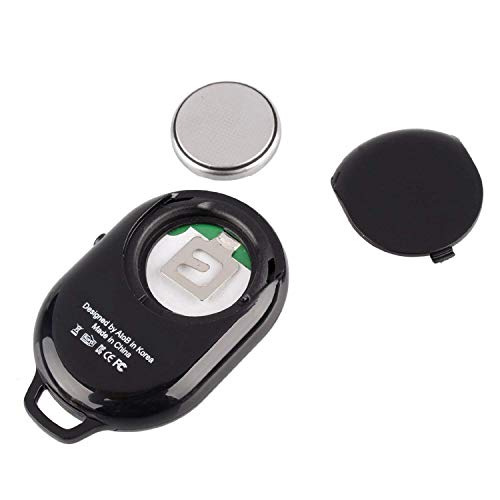 Potelin Bluetooth 3.1 iOS Android Smartphone Tablet PC Camera Shutter Remote Control Control Black