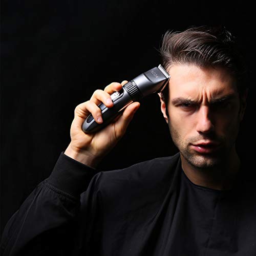NOOA Hair Clipper/Trimmer for Men, Cordless Rechargeable Lithium Lon LCD Hair Cutting Kit with Blades,Guide Combs,Hair Clipper Oil and Brush